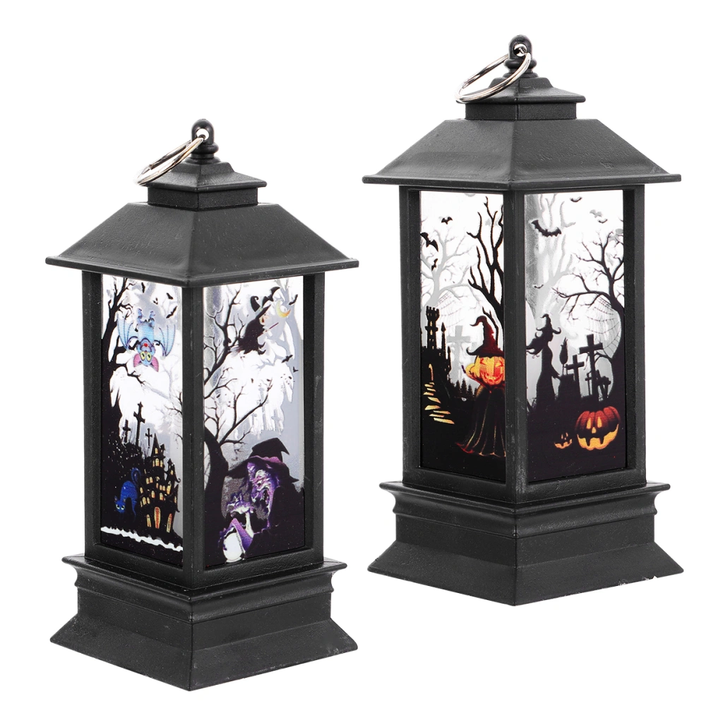 2pcs Halloween Party LED Candle Lights Horror Light Plastic Home Ornaments