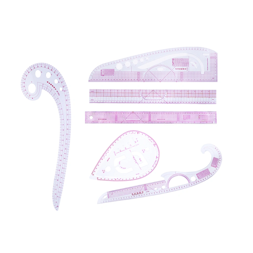 1 Set Cutting Craft Scale Rule Drawing Tools Ruler Acrylic Patchwork Craft Quilting Ruler Cutting Rulers DIY Home Sewing Tools