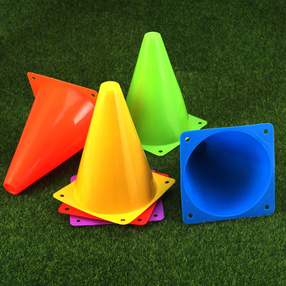 25Pcs Marker Cones Sign Barrels Football Marker Obstacle Football Training Tools