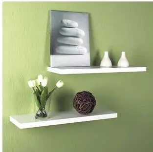 1 set of Wall Floating Shelves Wall Mounted Shelf Bedroom Living Room Display Shelf