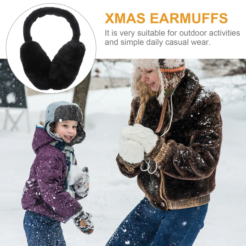 1Pc Winter Christmas Earmuffs Plush Warm Ear Covers Ear Muffle Ear Cover