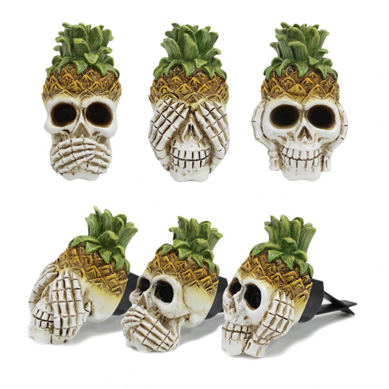 1 Set of Car Scent Air Fresheners Vent Clips Skull Perfume Decorations Interior Skull Head Ornament