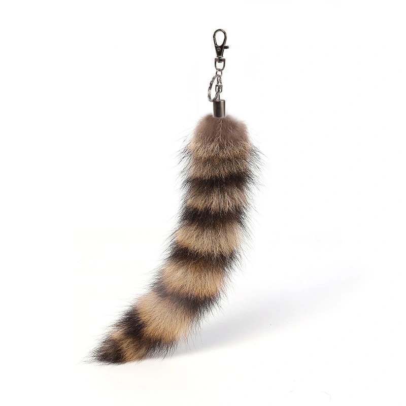 Raccoon Tail Keychain Aesthetic Keychain Bag Charm Bag Keychain Handbag Pendant