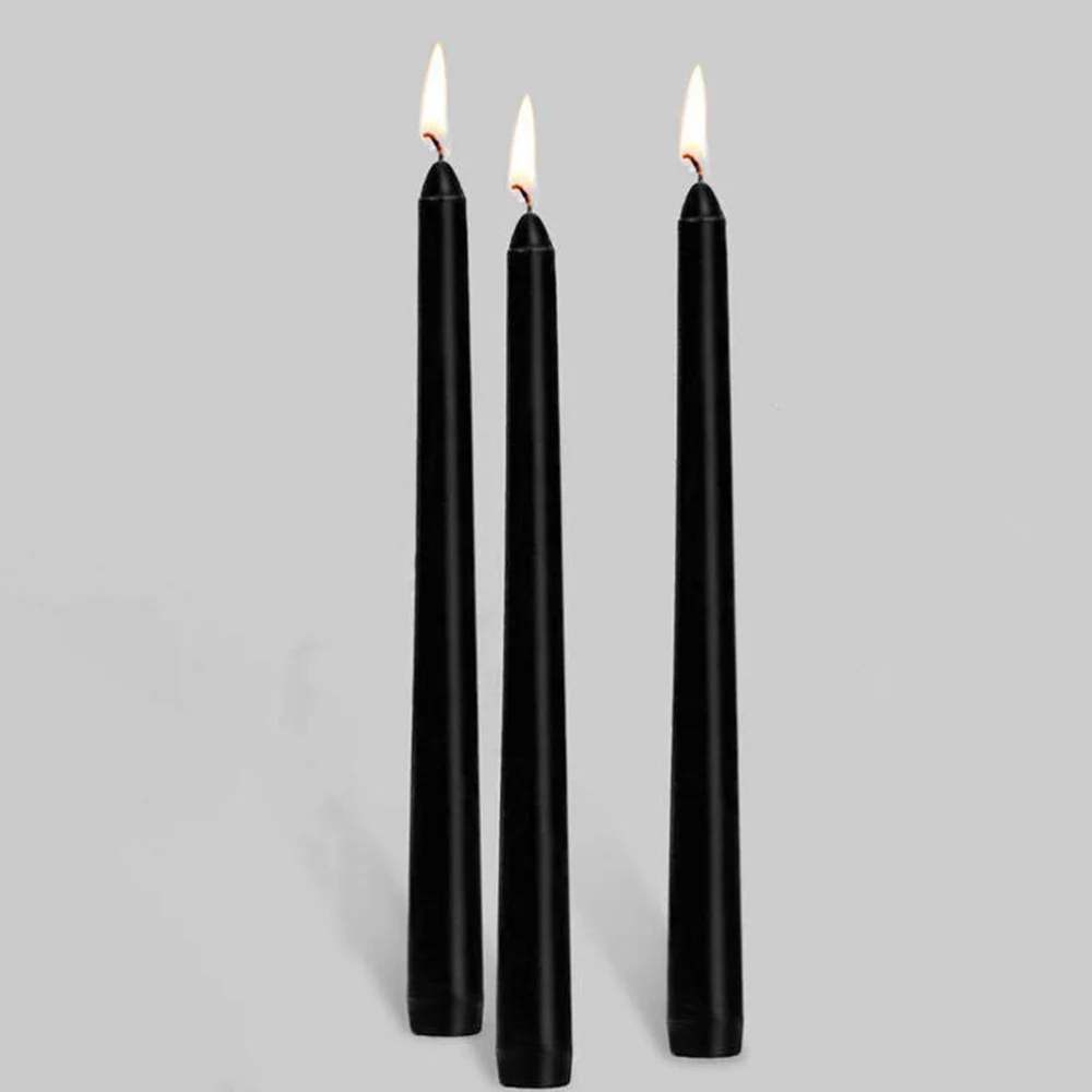 2pcs Tall Taper Candles Unscented Dinner Candle With Cotton Wick Party Candles