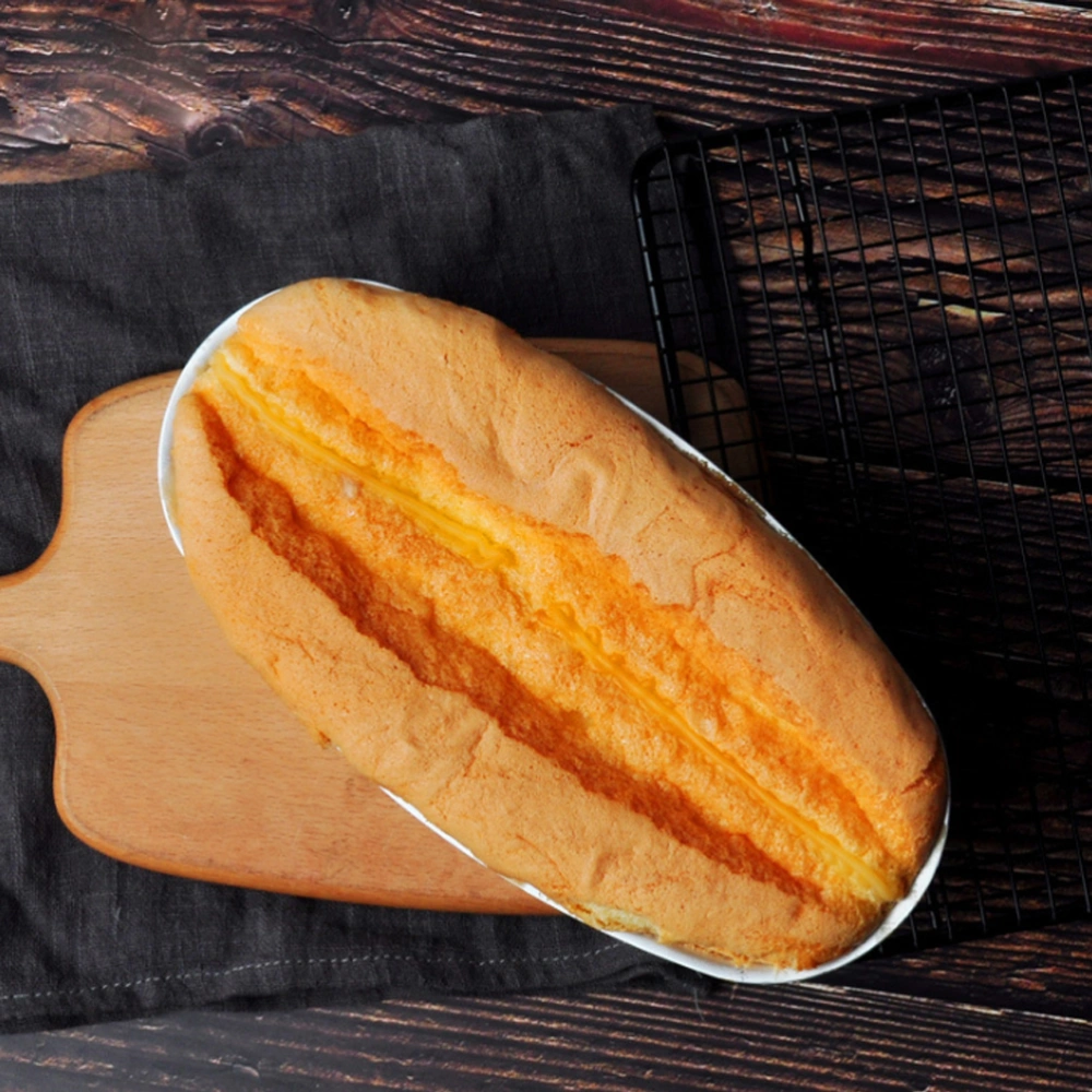 Oval Shaped Cake Baking Pan Baking Plate Bread Mold Baking Gadget Bread Baking Tray for Home Kitchen Restaurant