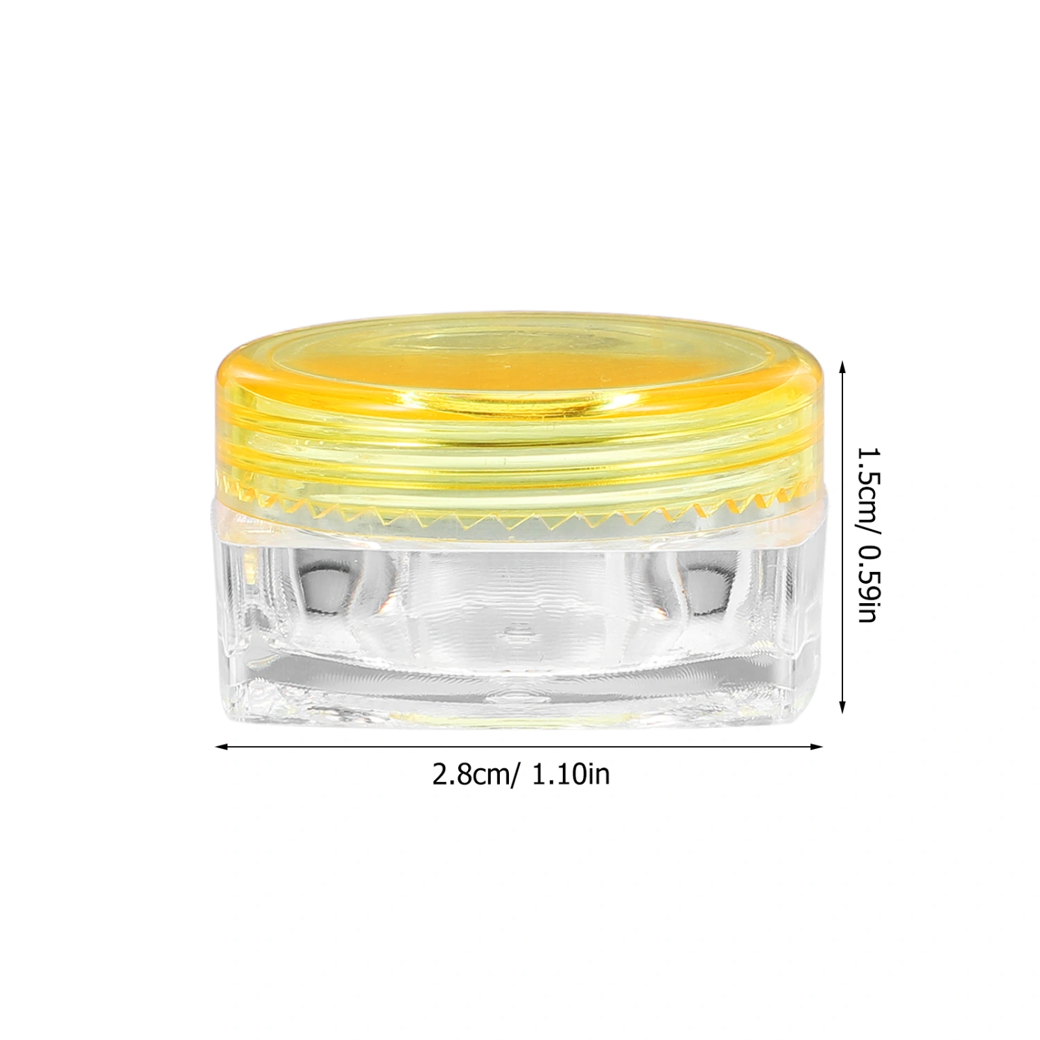 24 pcs Empty Cream Jars Refillable Cream Containers Travel Cream Containers Small Cream Jars with Lids