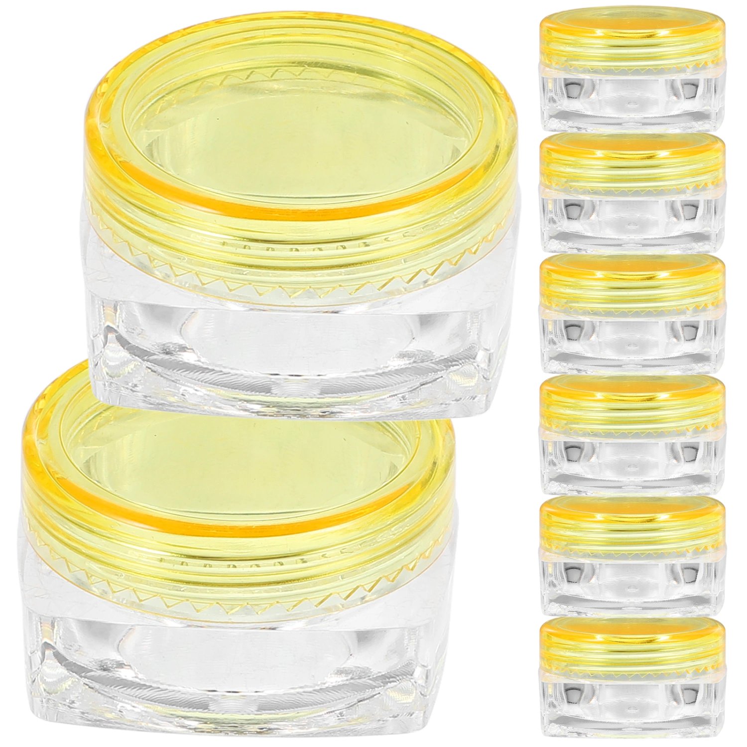 24 pcs Empty Cream Jars Refillable Cream Containers Travel Cream Containers Small Cream Jars with Lids