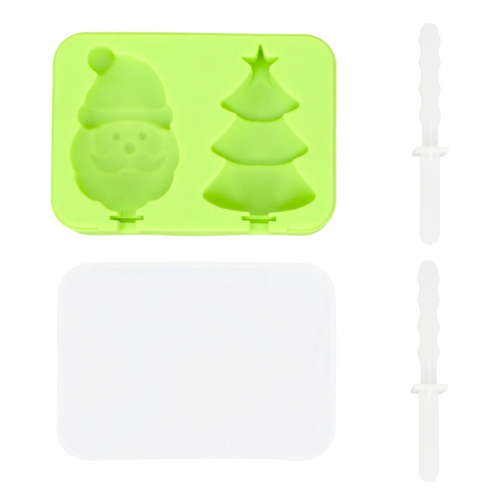 Christmas Ice Cream Mold Creative Silicone Baking Mold Santa Claus Chocolate Mold