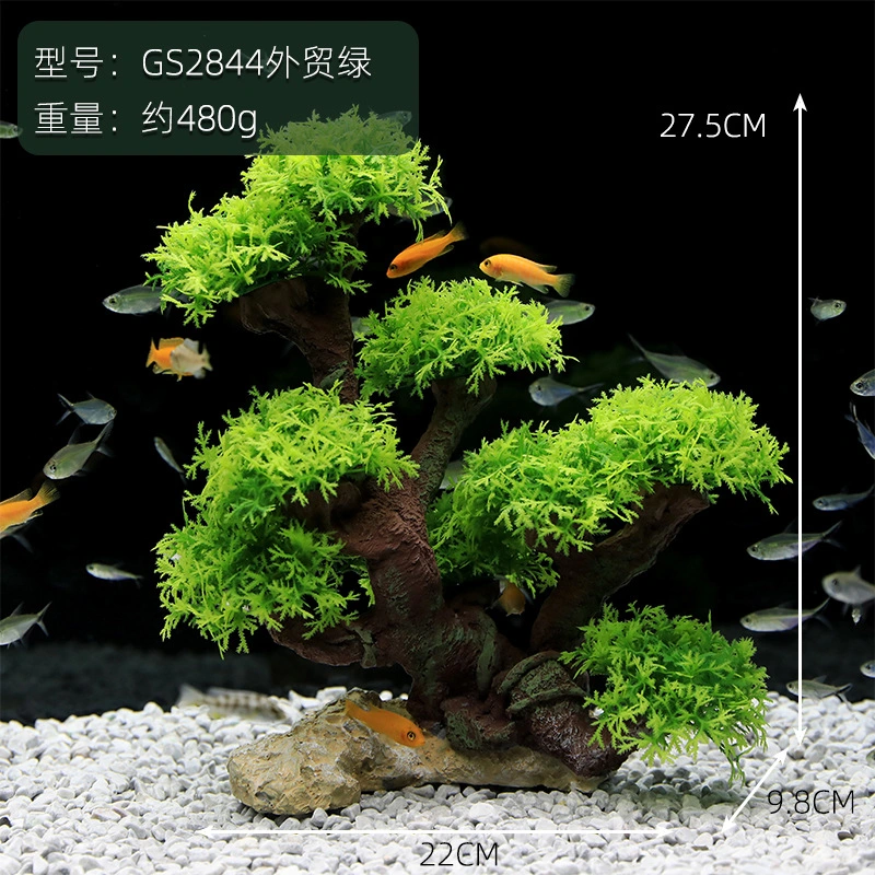 Fish Tank Tree Artificial Aquarium Plant Fish Tank Plastic Tree Simulation Tree Model