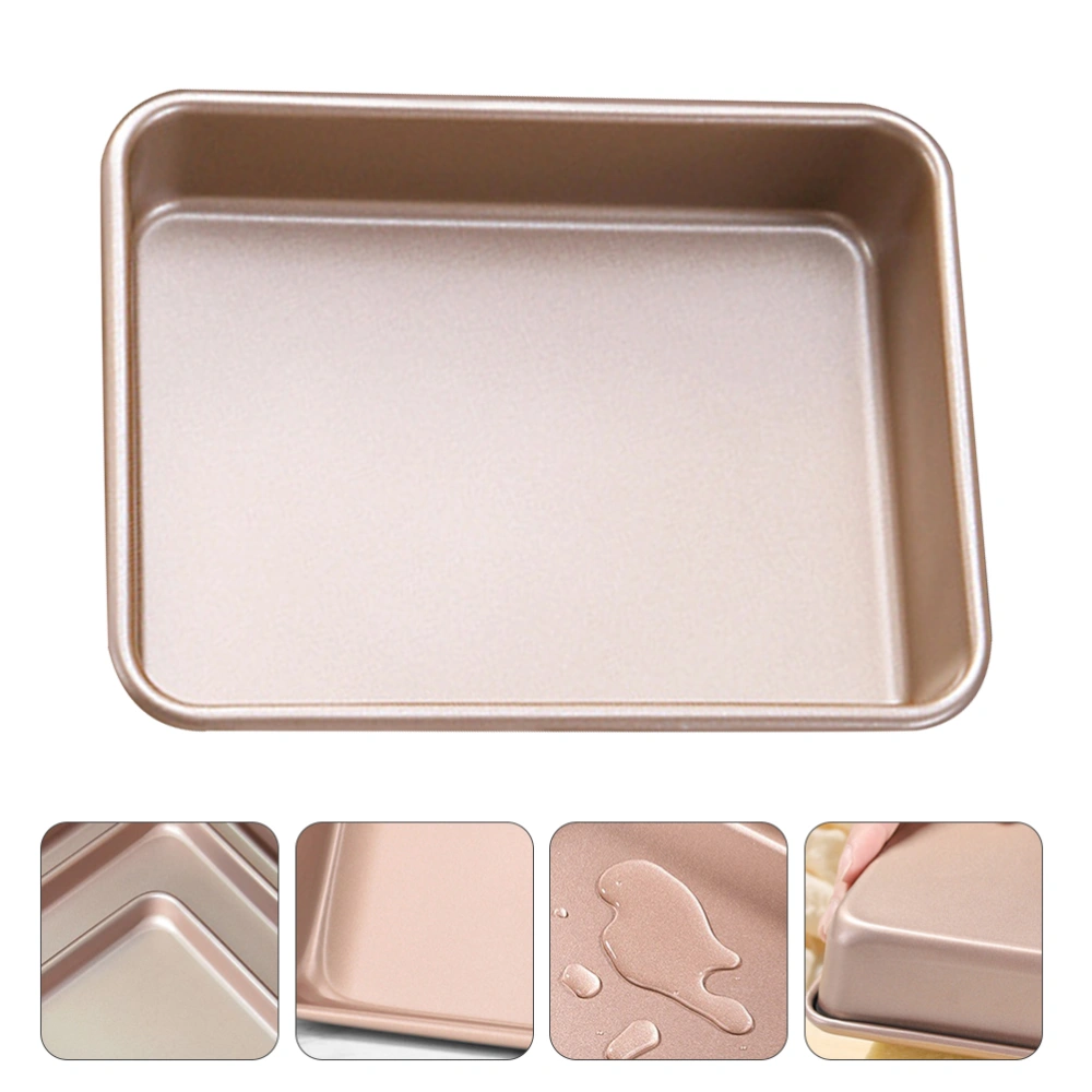 Square Baking Pan Non-stick Bread Plate Practical Kitchen Cake Pan for Home