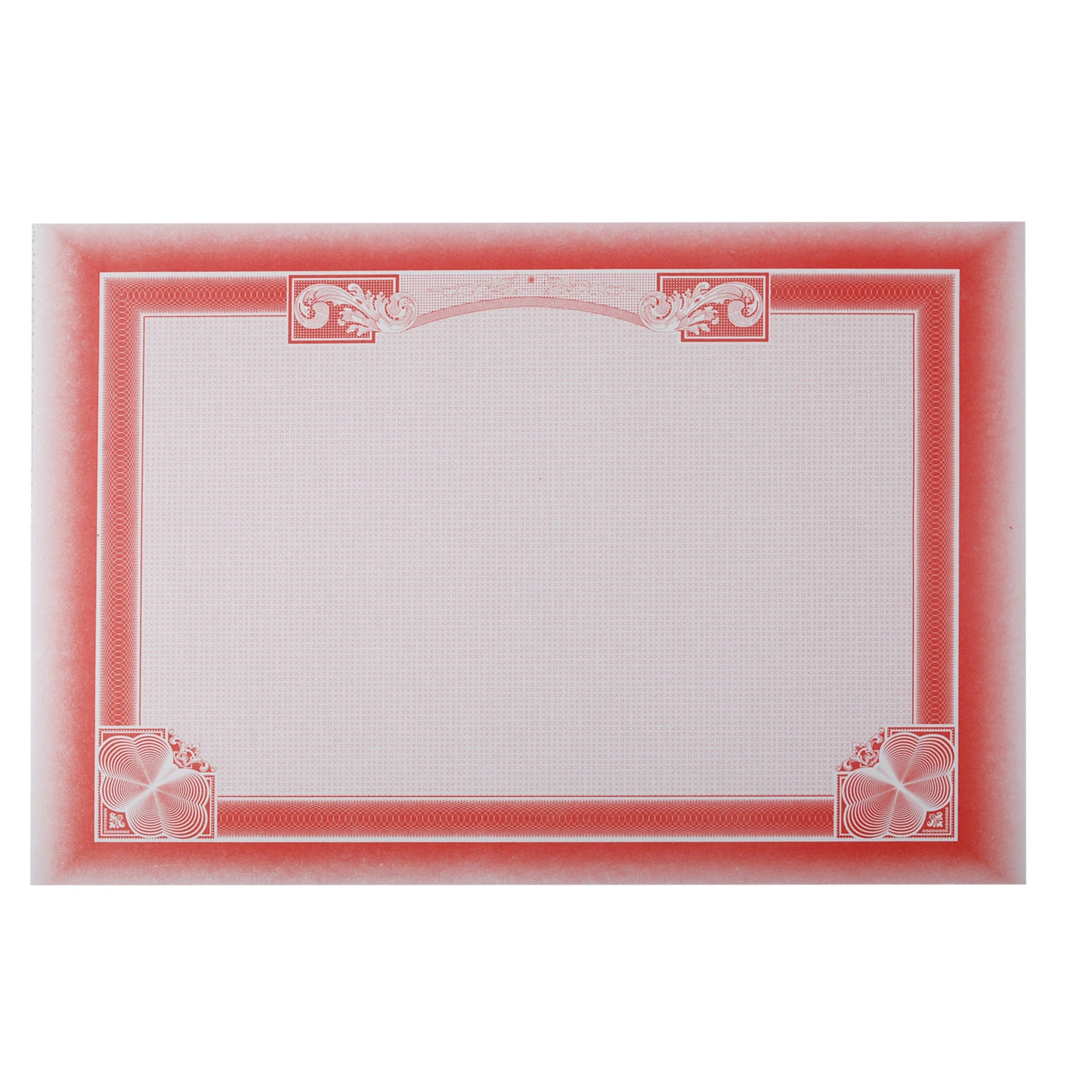 10 Sheets Printable Blank Sheets Honor Certificate Papers Blank Diploma Paper without Character
