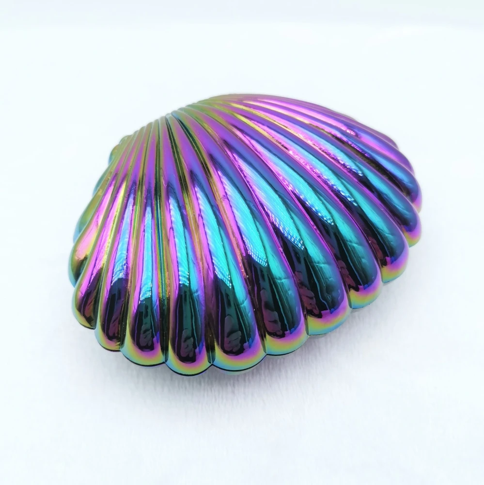 10Pcs Sea Shells Candy Boxes Seashell Party Favor Box Containers Jewelry Gift Storage Box