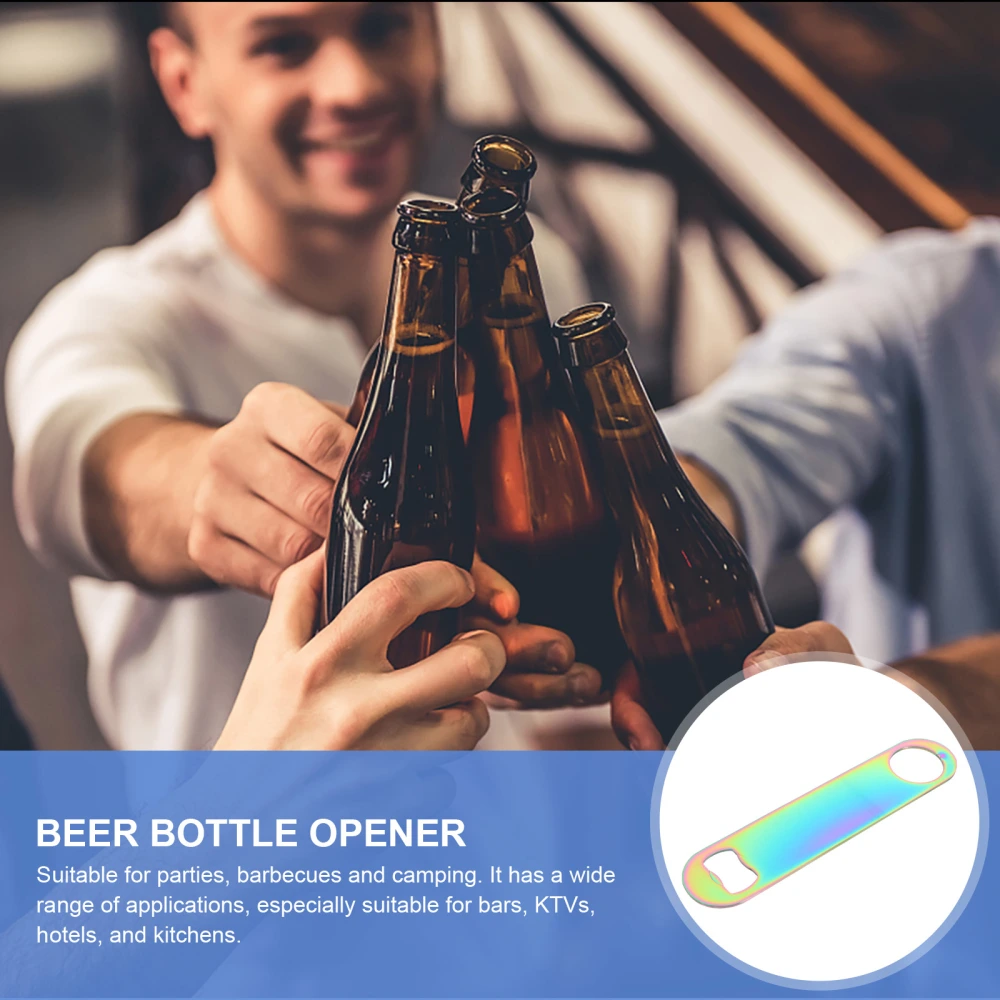 Stainless Steel Beer Opener Beer Lifter Multifunctional Manual Bottle Opener