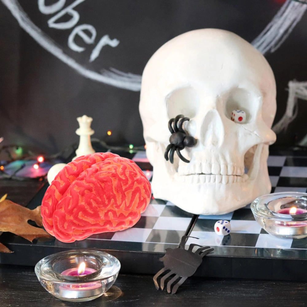 1pc Halloween Toy Prank Tool Simulation Toy Artificial Blood Brain for Party Festival