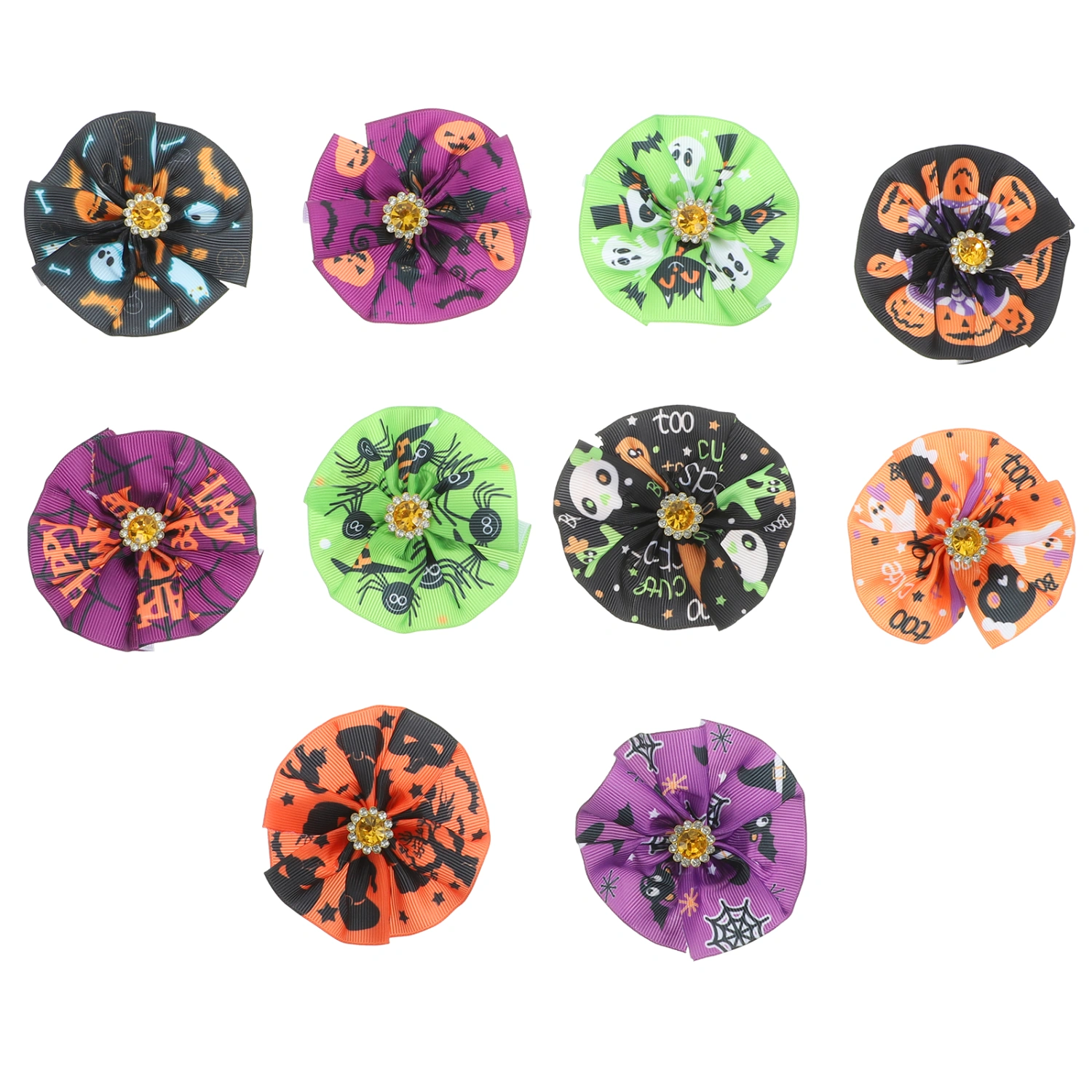 10pcs Dog Collar Flowers Dog Collar Accessories Pet Charms Decorative Collar Flowers