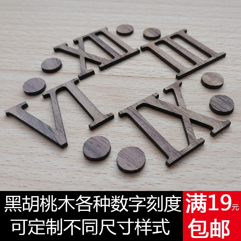 1 Set Wall Clock DIY Roman Numerals Clock Numerals Kit Replacement Clock Numerals Clock Numbers