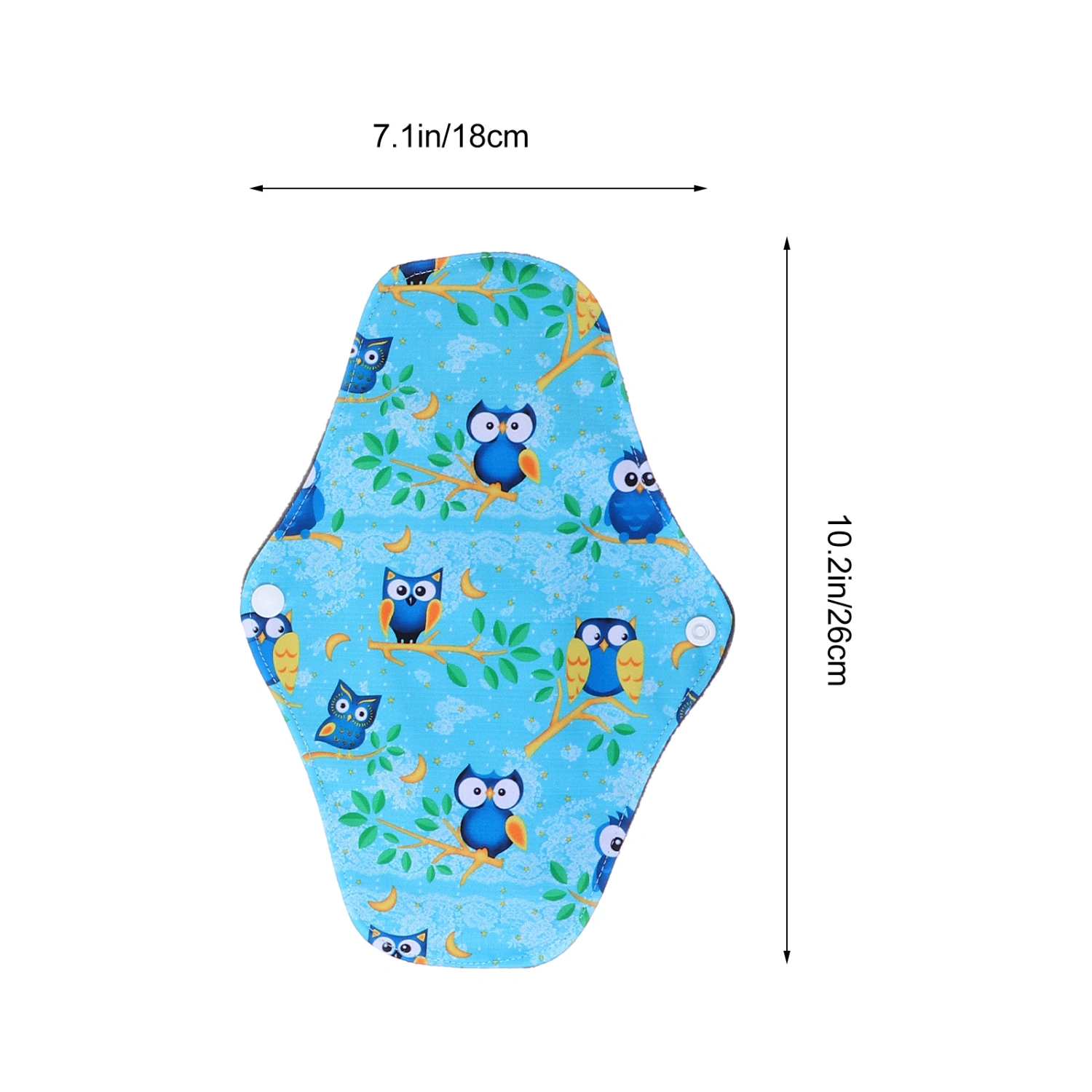 3pcs Bamboo Charcoal Washable Sanitary Pads Adult Nursing Mats (Assorted Color)