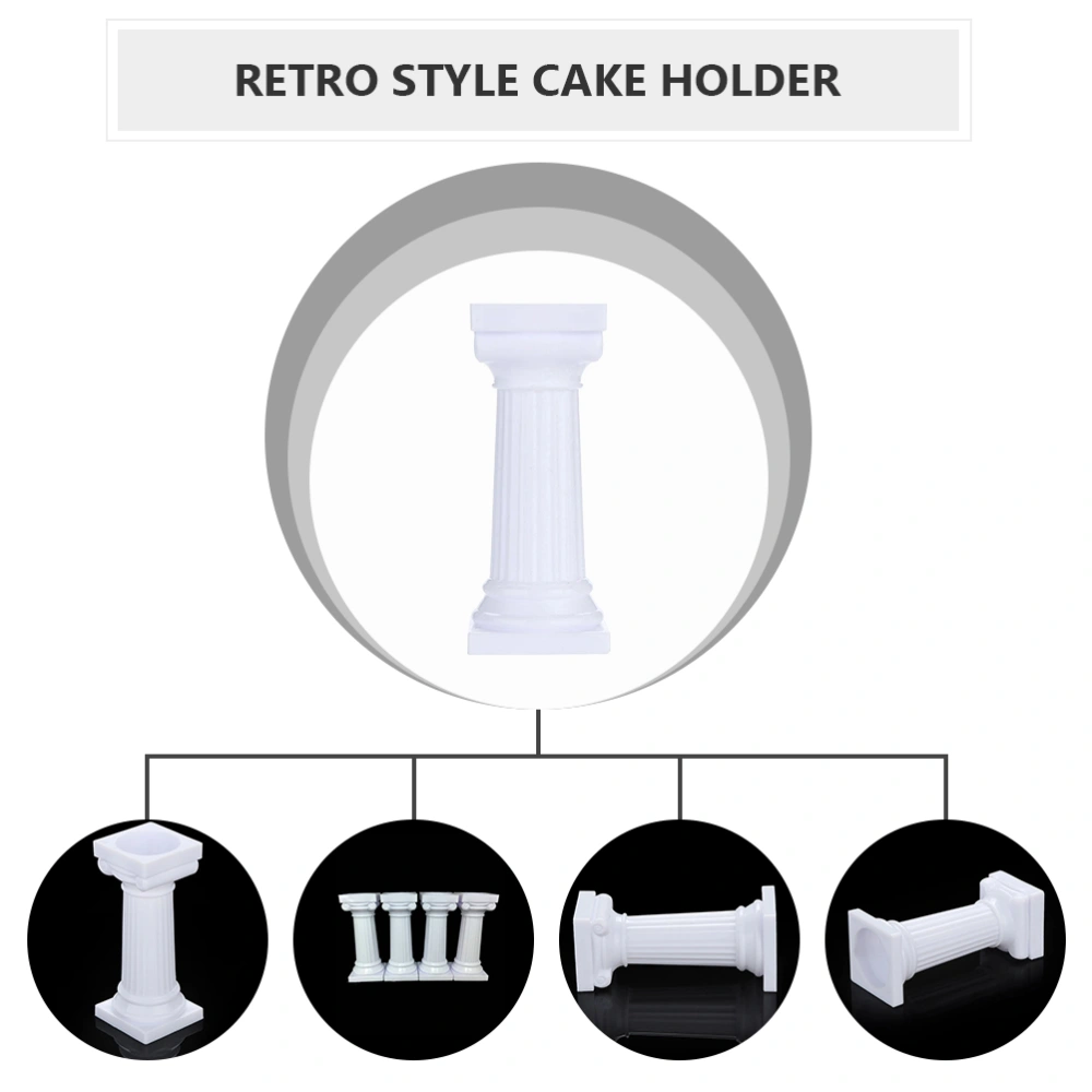 4PCS Roman Column Multi-layer Cake Support Retro Roman Column Cake Holder