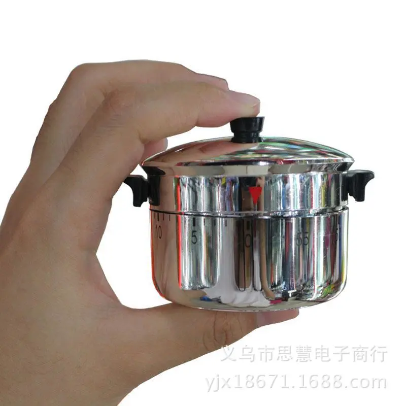 Kitchen Cooking Timer Novelty Pressure Cooker Shaped Mechanical Timer Countdown Timer