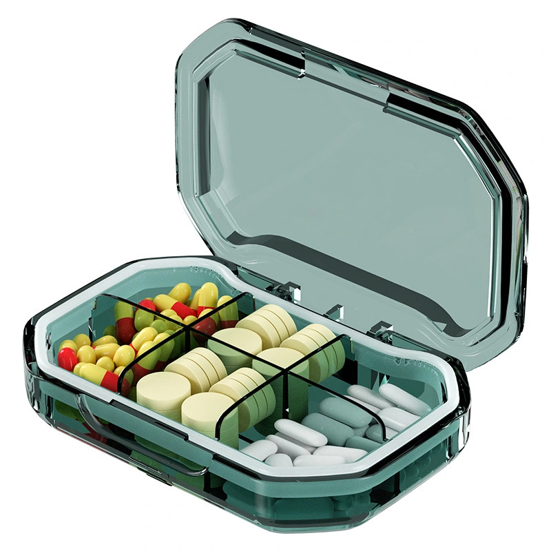 Convenient Medicine Case Portable Medicine Box Household Pills Case Pills Accessory