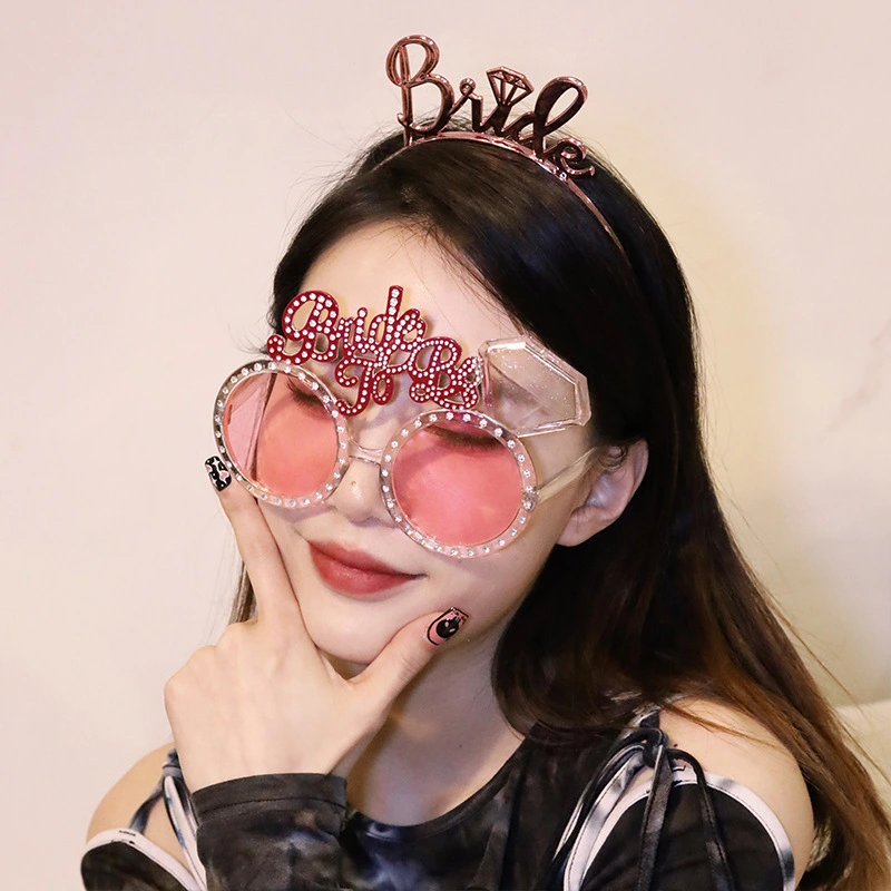 1 Set Party Favor Glasses Bride Themed Eyeglasses Bachelorette Party Eyewear Decoration