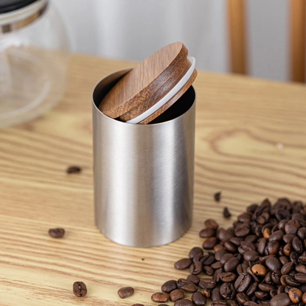 Household Tea Jar Tea Leaves Storage Jar Metal Tea Canister Tea Storage Holder Small Tea Container