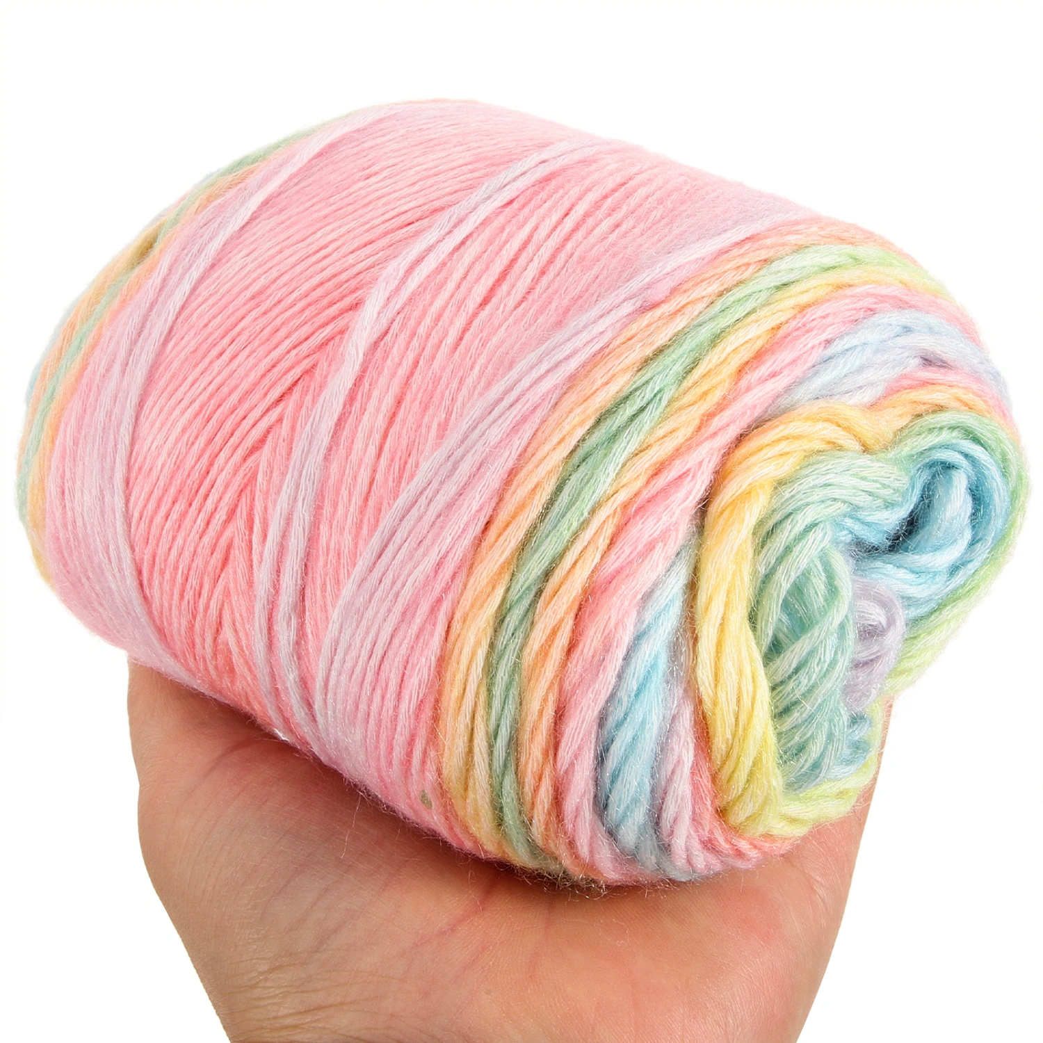 1 Roll of Crochet Yarn Cotton Knitting Yarn Scarf Knitting Yarn Decorative Cotton Yarn Hand-knitting Yarn