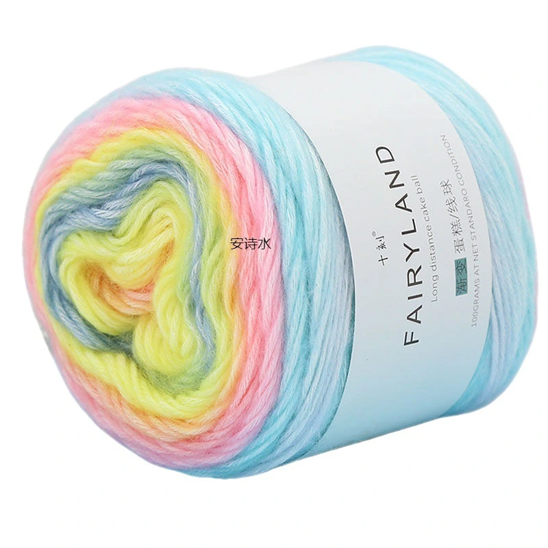 1 Roll of Crochet Yarn Cotton Knitting Yarn Scarf Knitting Yarn Decorative Cotton Yarn Hand-knitting Yarn