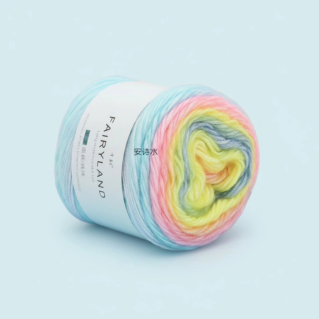 1 Roll of Crochet Yarn Cotton Knitting Yarn Scarf Knitting Yarn Decorative Cotton Yarn Hand-knitting Yarn