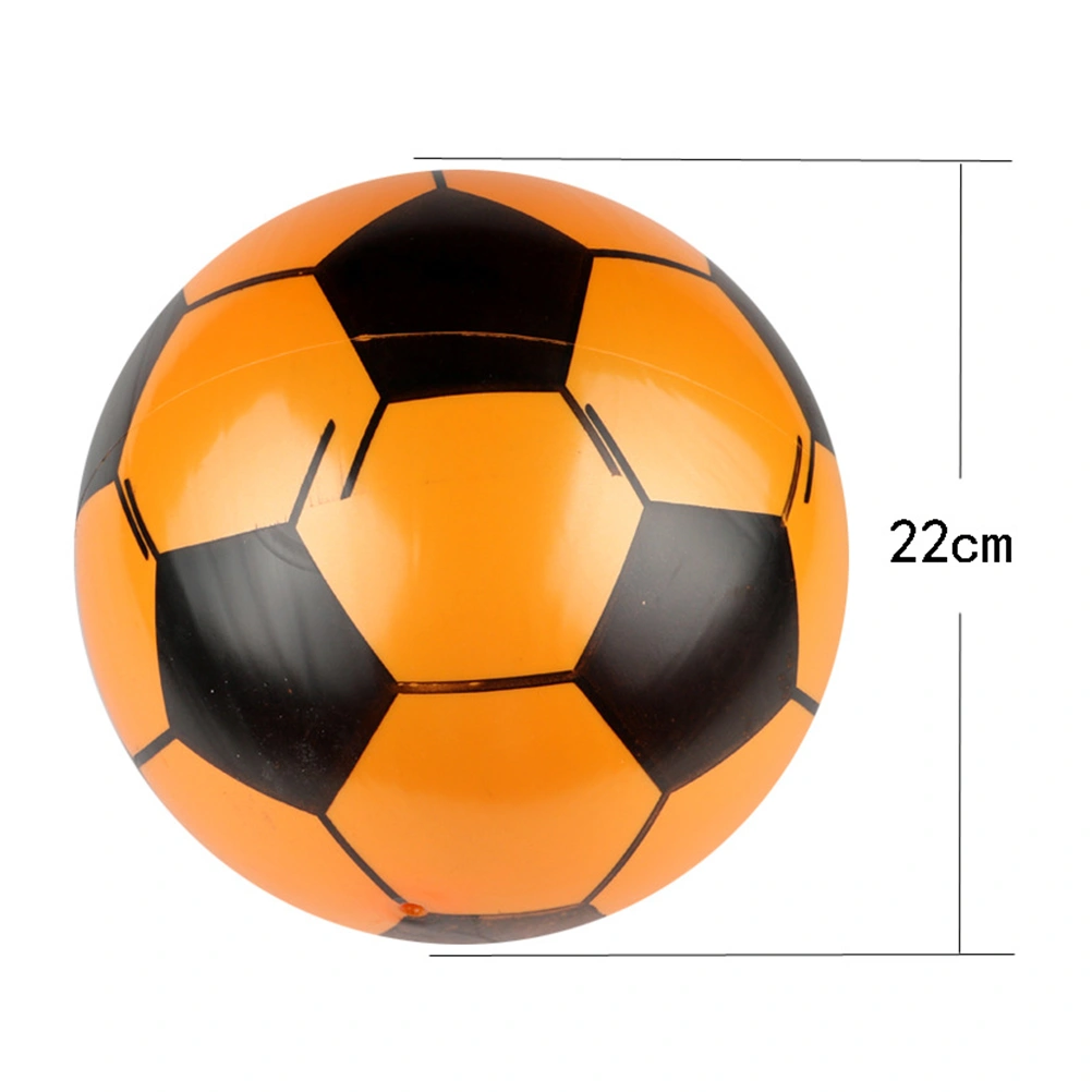 5PCS Air-filled Ball Toys Outdoor Sports Football Toys Inflatable Bouncing Footballs Interactive Rubber Ball Toy Sports Supplies for Kids (Random Color)