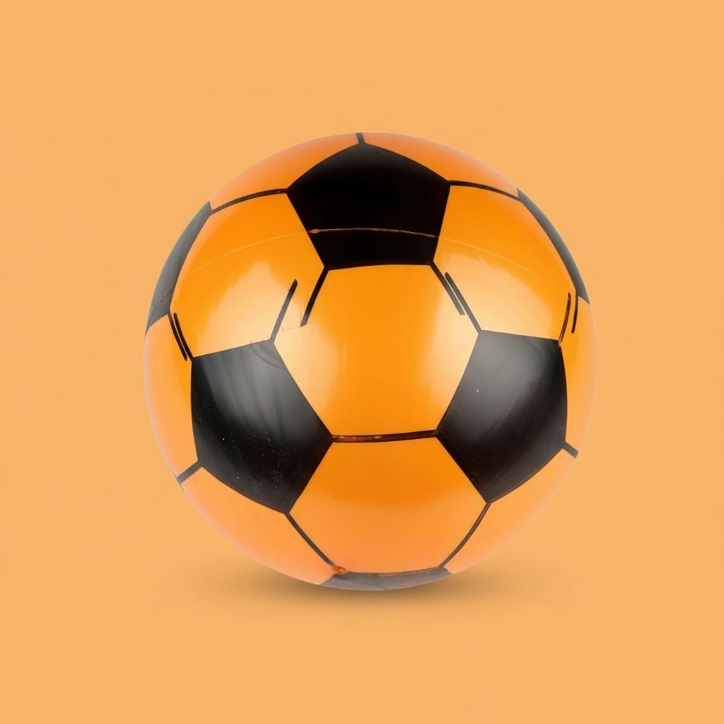 5PCS Air-filled Ball Toys Outdoor Sports Football Toys Inflatable Bouncing Footballs Interactive Rubber Ball Toy Sports Supplies for Kids (Random Color)