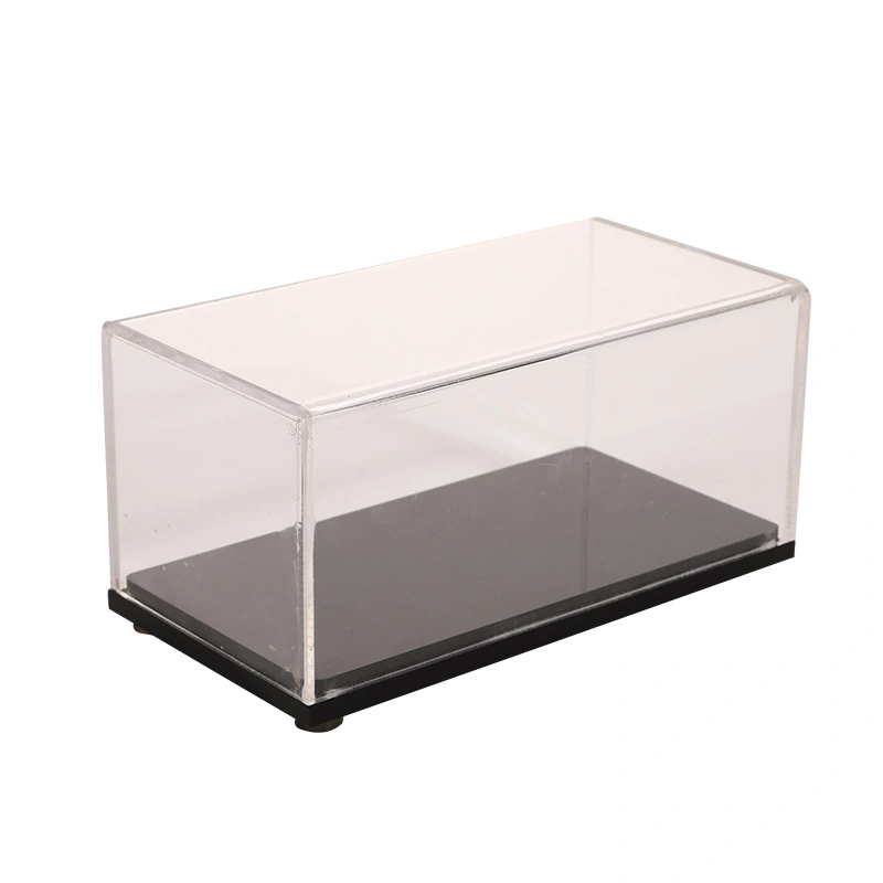  Acrylic Box Clear Display Case Multi-Purpose Display Box Transparent Figurine Display Case