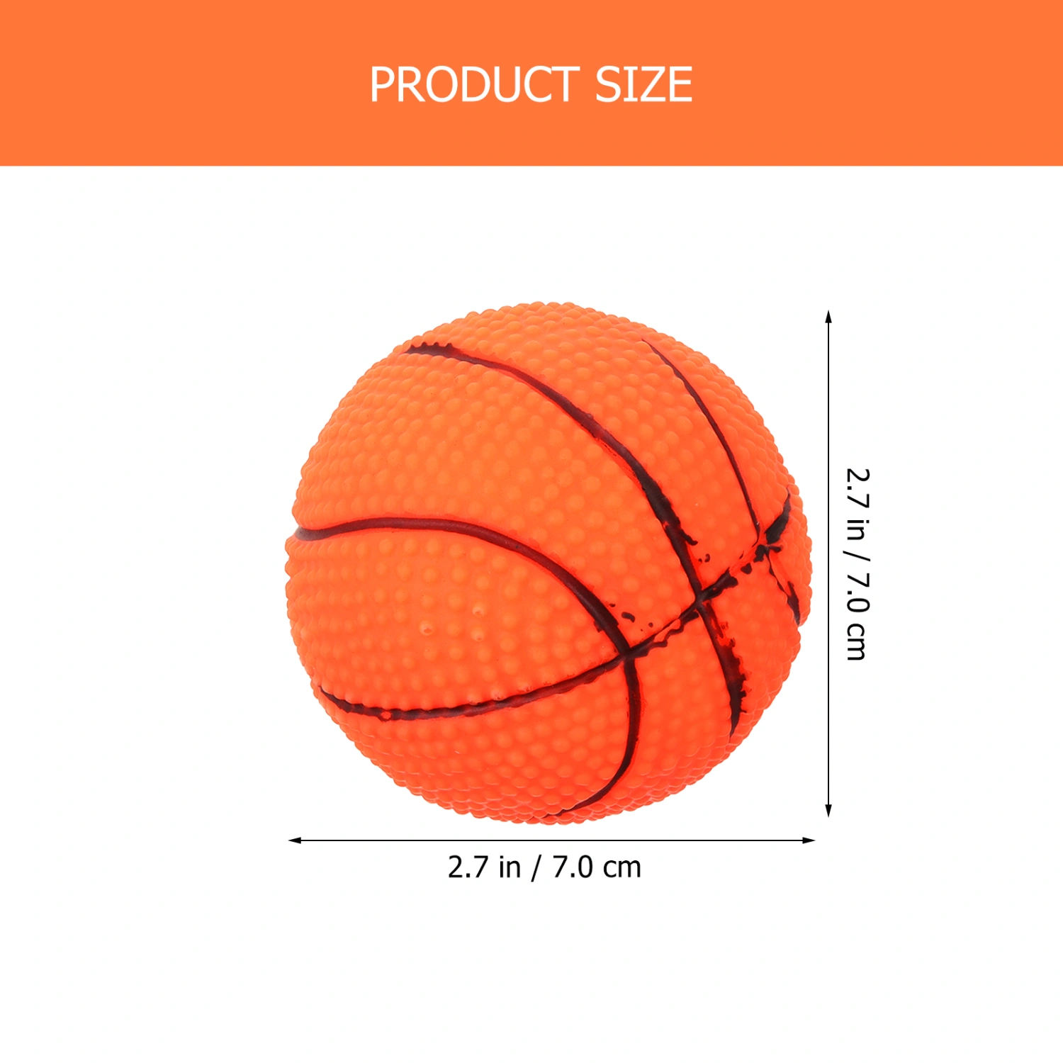 5pcs Dog Basketball Toys Dog Squeaky Toys Interactive Dog Toys Squeaky Basketball