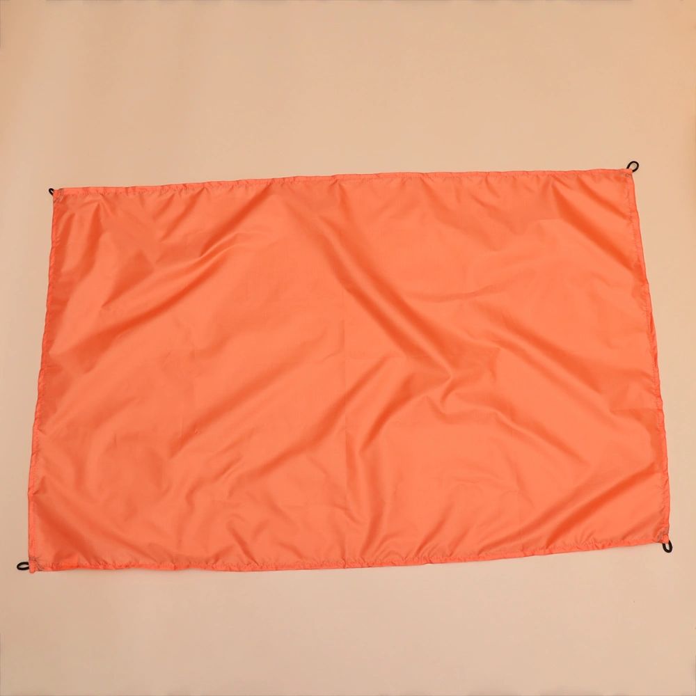 Orange Portable Waterproof Picnic Mat Foldable Camping Beach Pad Multifunctional Mattress With 4pcs Nails And Storage Bag for Travel Outdoor Camping