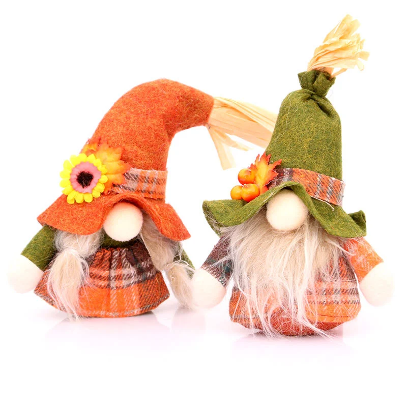 2pcs Christmas Gnome Tabletop Centerpiece Christmas Decor Indoor Decoration