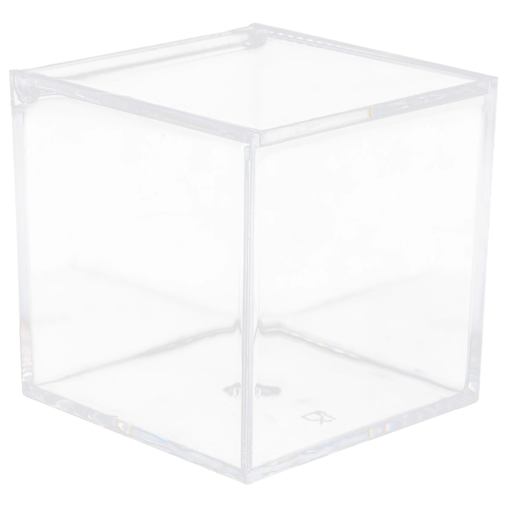 Small Candy Box Clear Boxes Square Cube Decorative Box Party Storage Box