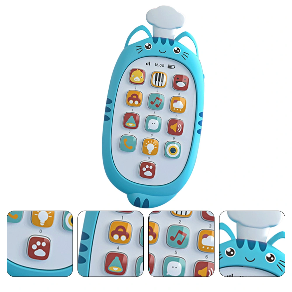 1pc Multifunction Educational Toy Cartoon Early Learning Toy Music Phone Toy