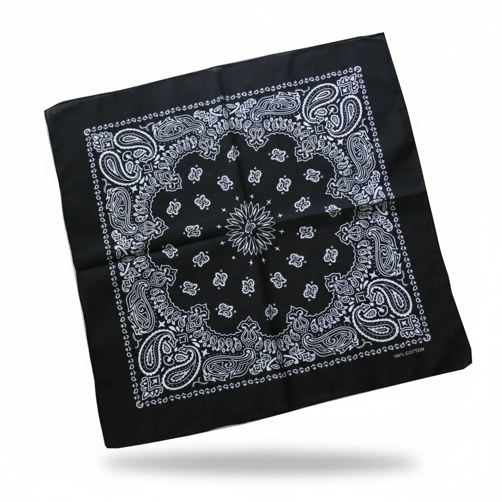 Square Scarf Headwear Multi-purpose Cotton Bandana Riding Bandana Head Cover