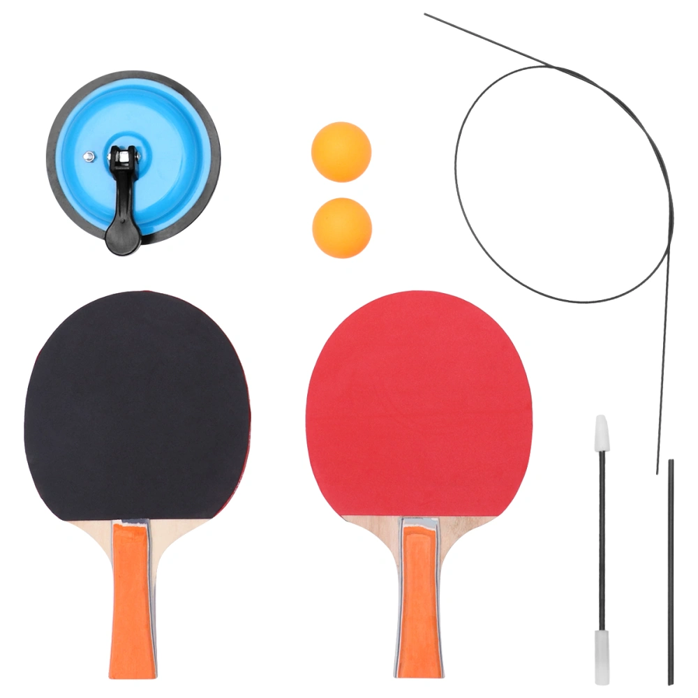 1 Set Ping-pong Training Kit Table Tennis Accessories Fitness Supplies Creative Birthday Gift for Home Blue Sucker