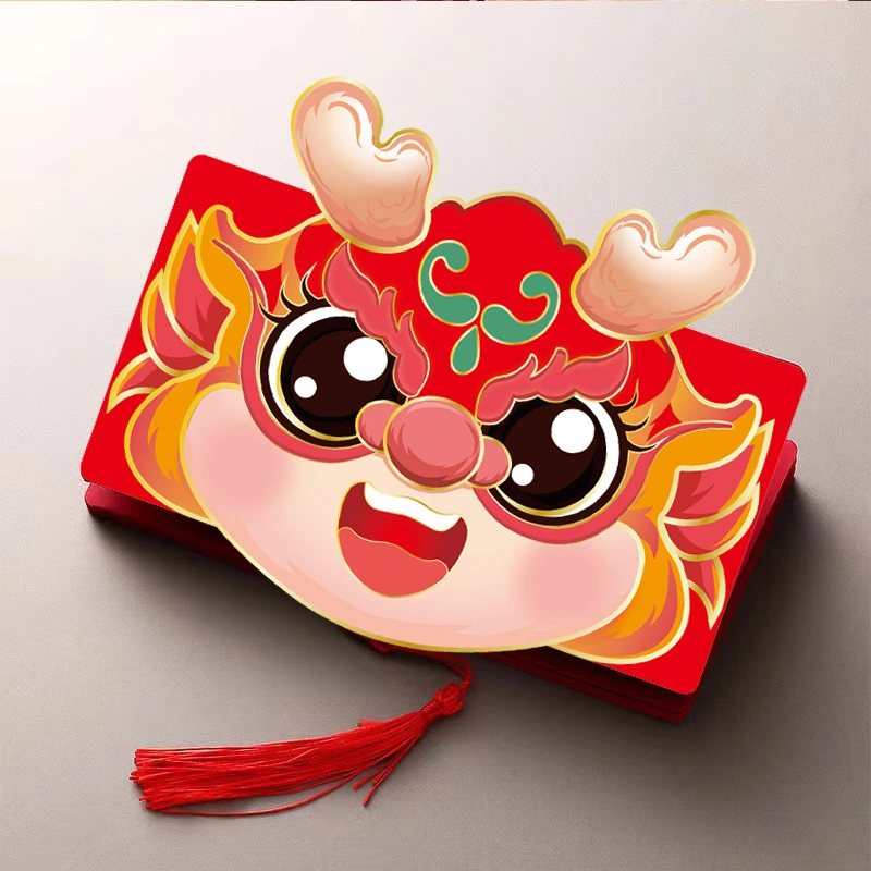 3pcs Chinese Red Envelopes Paper Red Packet Year Of Dragon Money Packet for Spring Festival