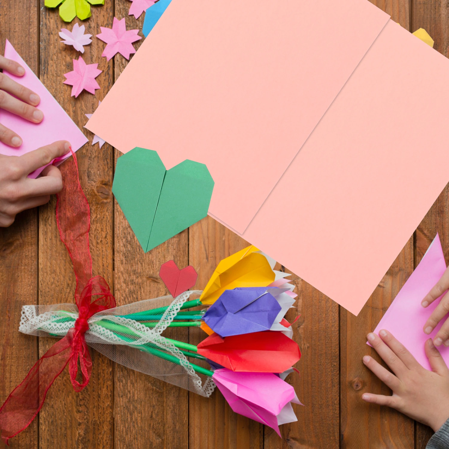 20 Sheets of Colored Cardstock Paper DIY Craft Paper Multi-use Cardstock Paper DIY Crafting Paper
