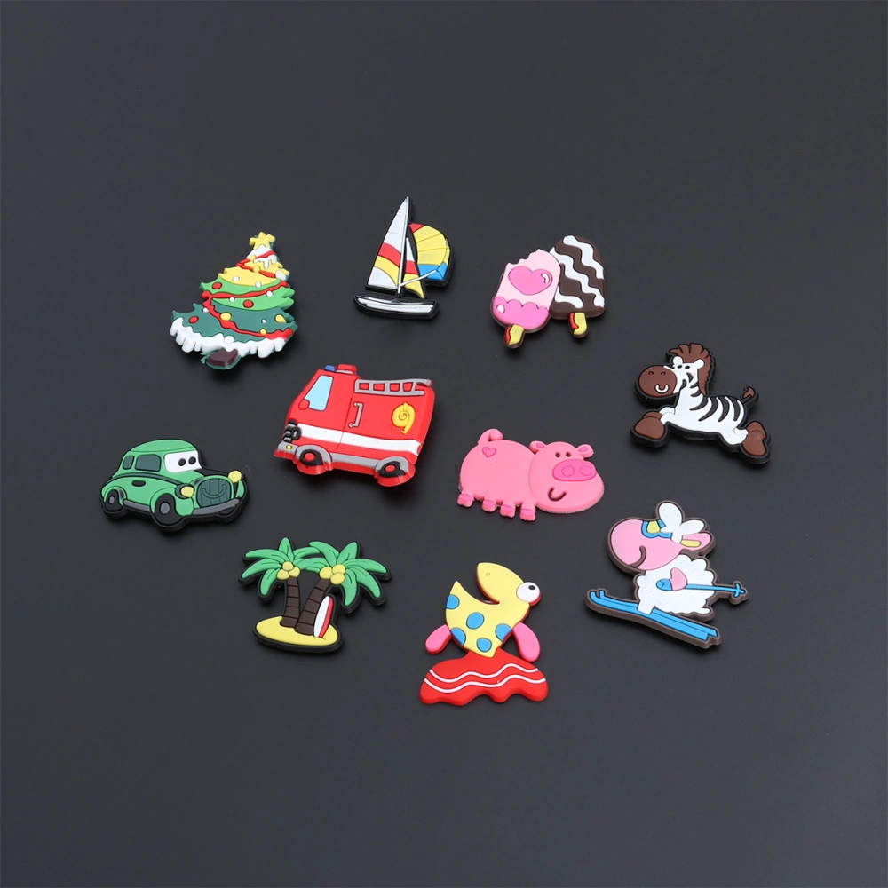 10PCS Animals Fridge Magnets for Kids Toddler Animal Magnet Toy for Refrigerator (Random Color)