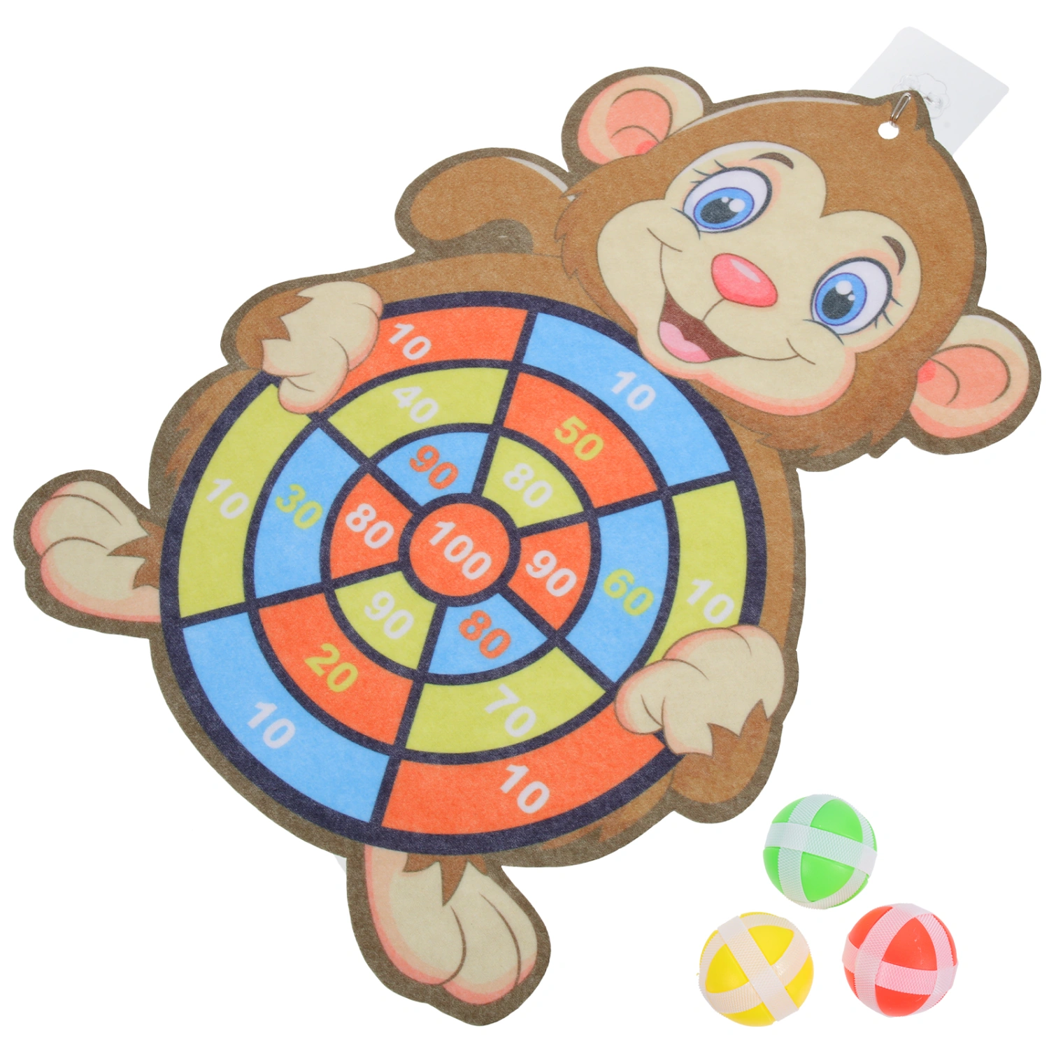 2 Sets Cartoon Dart Board with Sticky Balls Kids Dart Board Game Set Party Favors