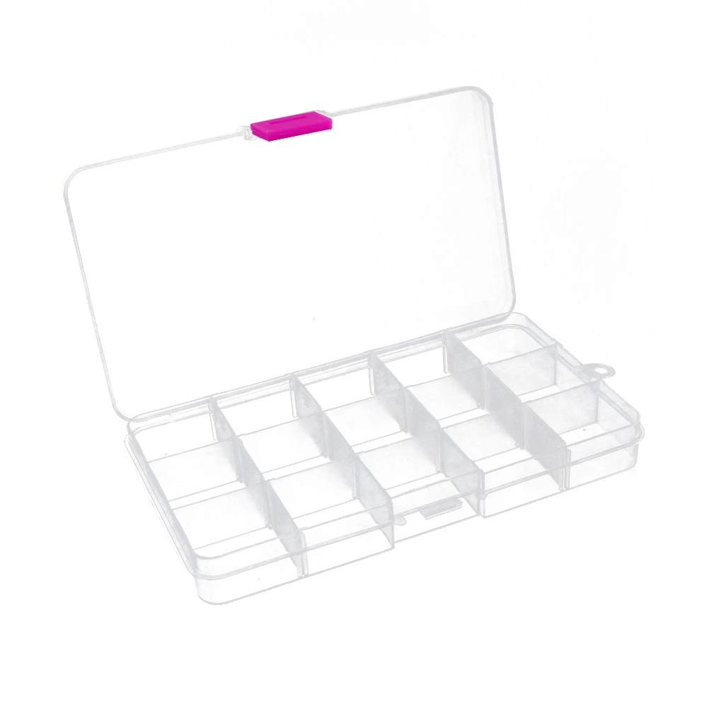 4pcs Plastic Jewelry Organizer with Detachable Adjustable Divider Multipurpose Storage Box(Set 1)