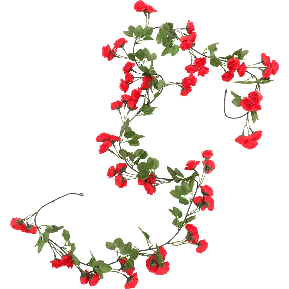 Simulation Rose Vine Artificial Rose Garland Fake Rose Vine Floral Garland Home Decor