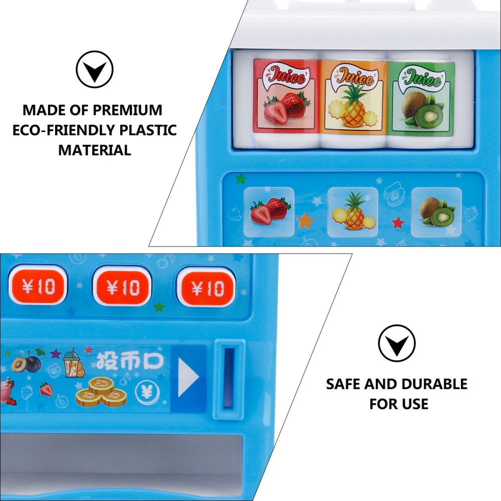 1Pc Simulation Vending Machine Toy Coin Payment Beverage Machine Kids Toy