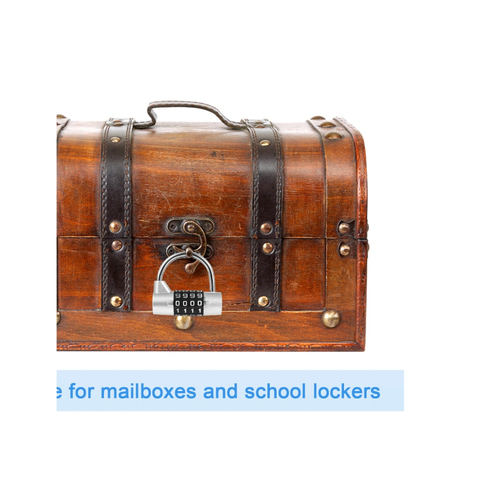 Safety Combination Padlock 4 Digit Combination Lock School Combination Padlock