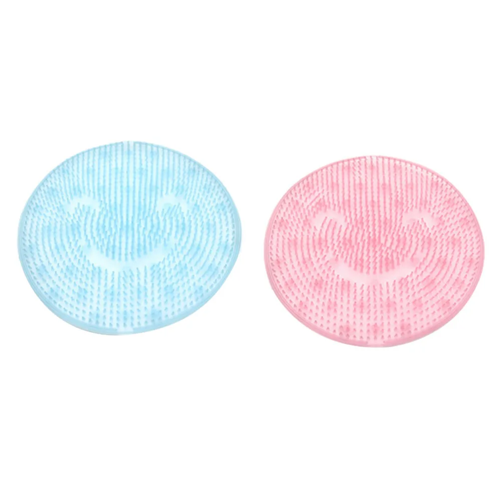 2Pcs Shower Foot Scrubber Massagers Foot Bath Massage Cushions Non-Slip Pads