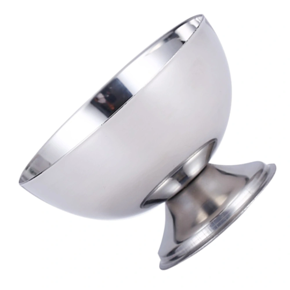 1Pc Stainless Steel Salad Cup Ice Cream Bowl Dessert Fruit Snack Candy Cup