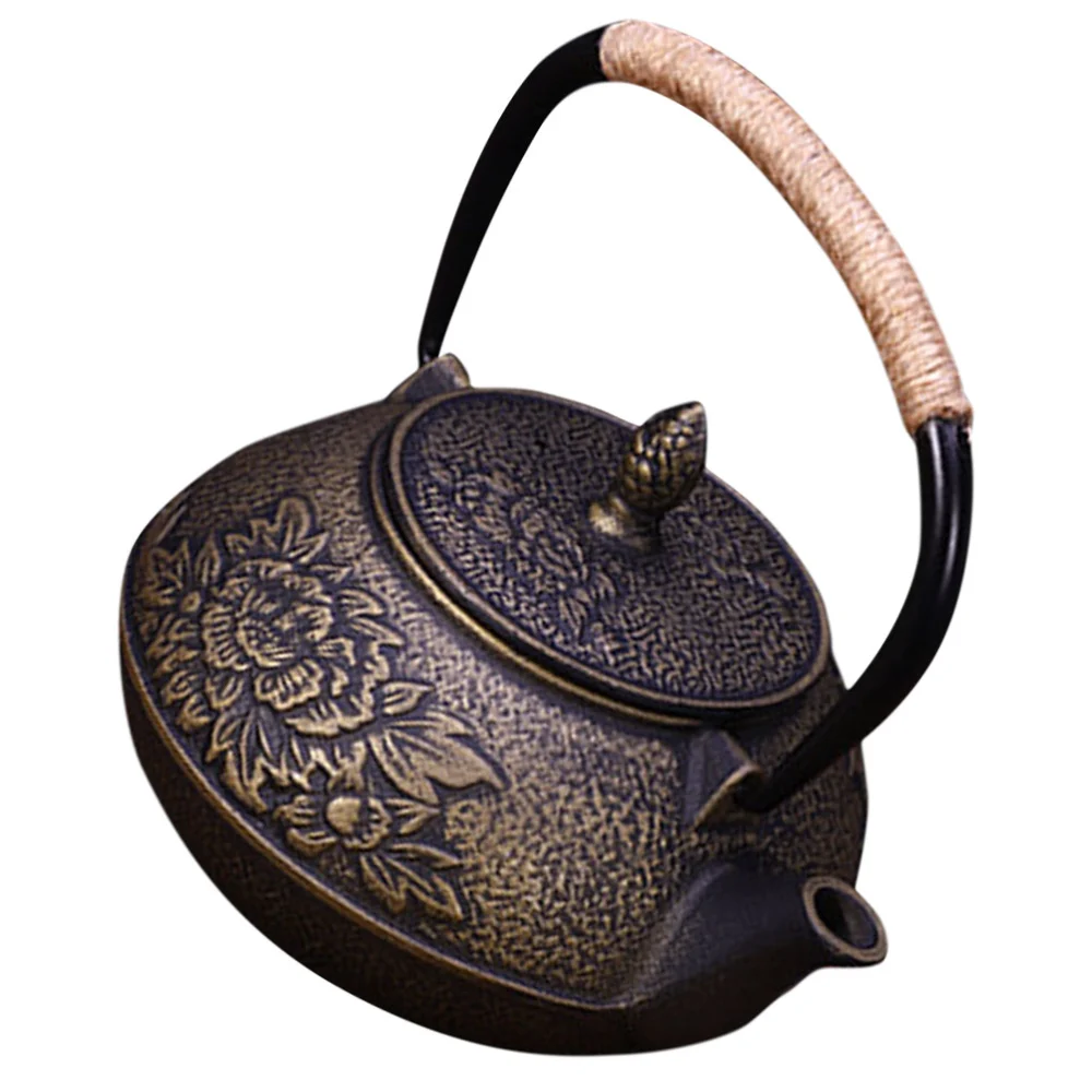 Cast Iron Teapot Home Tea Pot Cast Iron Tea Kettle Decorative Tea Pot for Family